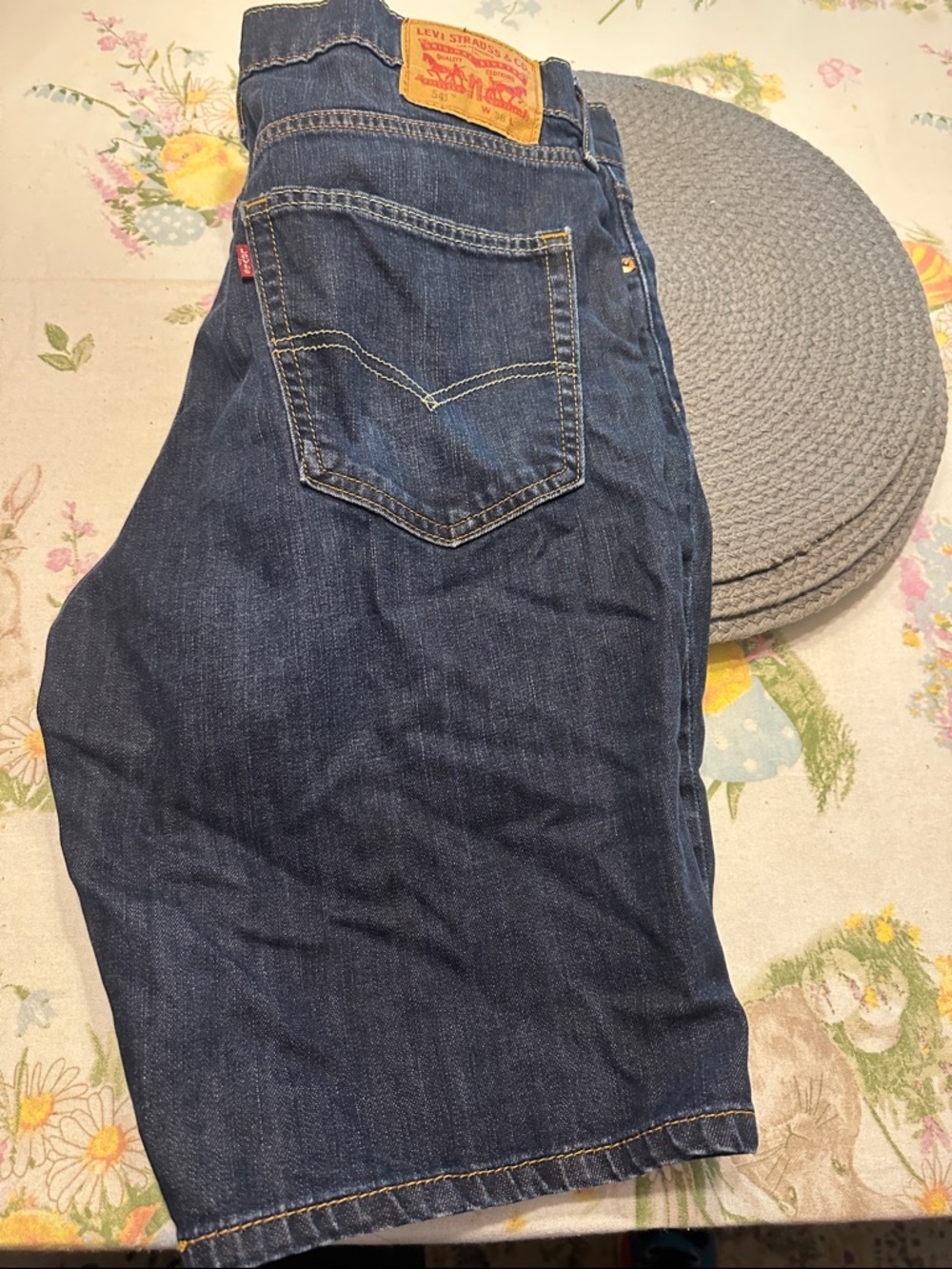 Levi's Men’s Dark Indigo Relaxed Jeans